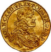 Poland 2 Ducat 1658 DL KM# 56.1 Kingdom / Trade Coinage coin obverse Poland 2 Ducat 1658 DL KM# 56.1 Kingdom / Trade Coinage coin obverse