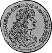Poland 2 Ducat Thorn City. Michael Korybut 1671 HS KM# 51 MICHAEL D G REX POLO M D L RVS PRVS coin obverse Poland 2 Ducat Thorn City. Michael Korybut 1671 HS KM# 51 MICHAEL D G REX POLO M D L RVS PRVS coin obverse