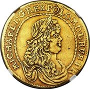 Poland 2 Ducat Thorn City ND HDL KM# 52 MICHAEL D G REX POLO M D L RVS PR coin obverse Poland 2 Ducat Thorn City ND HDL KM# 52 MICHAEL D G REX POLO M D L RVS PR coin obverse