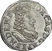 Poland 2 Groschen (1/12 Thaler, 15 Groszy, Polzlotek) Johann Casimir 1651 HDL KM# 36 IOH CAS D G R P E S M D L R F coin obverse Poland 2 Groschen (1/12 Thaler, 15 Groszy, Polzlotek) Johann Casimir 1651 HDL KM# 36 IOH CAS D G R P E S M D L R F coin obverse