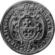 Poland 2 Thaler Gustaw II Adolf Swedish Occupation 1628 KM# 19 MONETA NOVA CI VIT ELBINGENSIS 16 28 coin reverse Poland 2 Thaler Gustaw II Adolf Swedish Occupation 1628 KM# 19 MONETA NOVA CI VIT ELBINGENSIS 16 28 coin reverse