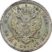 Poland 2 Zlote Alexander I 1825 IB C# 99B 2.ZŁOTE POLSKIE 18 25 I B 43 43/123 Z GRZ CZ KOL coin reverse Poland 2 Zlote Alexander I 1825 IB C# 99B 2.ZŁOTE POLSKIE 18 25 I B 43 43/123 Z GRZ CZ KOL coin reverse