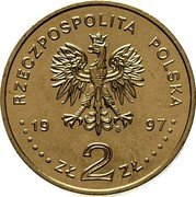 Poland 2 Zlote 200th Anniversary of the Birth of Pawel Edmund Strzelecki 1997 Y# 333 RZECZPOSPOLITA POLSKA MW 19 97 ZŁ 2 ZŁ coin obverse Poland 2 Zlote 200th Anniversary of the Birth of Pawel Edmund Strzelecki 1997 Y# 333 RZECZPOSPOLITA POLSKA MW 19 97 ZŁ 2 ZŁ coin obverse