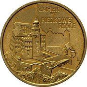 Poland 2 Zlote Pieskowa Scala Castle 1997 Y# 331 ZAMEK W PIESKOWEJ SKALE coin reverse Poland 2 Zlote Pieskowa Scala Castle 1997 Y# 331 ZAMEK W PIESKOWEJ SKALE coin reverse