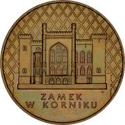 Poland 2 Zlote Kornik Castle 1998 Y# 347 ZAMEK W KÓRNIKU coin reverse Poland 2 Zlote Kornik Castle 1998 Y# 347 ZAMEK W KÓRNIKU coin reverse