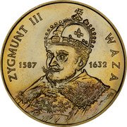 Poland 2 Zlote Sigismund III Vasa 1998 Y# 336 ZYGMUNT III WAZA 1587 1632 coin reverse Poland 2 Zlote Sigismund III Vasa 1998 Y# 336 ZYGMUNT III WAZA 1587 1632 coin reverse
