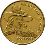 Poland 2 Zlote Wladyslaw IV Vasa 1999 Y# 368 WŁADYSŁAW IV WAZA 1632-1648 coin reverse