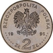 Poland 2 Zlote XXVI Summer Olympic Games in Atlanta 1995 Y# 303 RZECZPOSPOLITA POLSKA 19 95 ZŁ 2 ZŁ coin obverse Poland 2 Zlote XXVI Summer Olympic Games in Atlanta 1995 Y# 303 RZECZPOSPOLITA POLSKA 19 95 ZŁ 2 ZŁ coin obverse