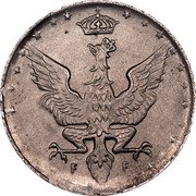 Poland 20 Fenigow German Occupation. Wilhelm II 1917 FF Y# 7 F F coin obverse Poland 20 Fenigow German Occupation. Wilhelm II 1917 FF Y# 7 F F coin obverse