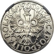 Poland 20 Groszy German Occupation Coin 1923 Proof Y# 12 RZECZPOSPOLITA POLSKA 1923 W J coin obverse Poland 20 Groszy German Occupation Coin 1923 Proof Y# 12 RZECZPOSPOLITA POLSKA 1923 W J coin obverse