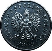 Poland 20 Groszy Circulation Coin 2009 MW Y# 280 RZECZPOSPOLITA POLSKA MW 2003 coin obverse Poland 20 Groszy Circulation Coin 2009 MW Y# 280 RZECZPOSPOLITA POLSKA MW 2003 coin obverse