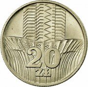 Polish 20 Zlotych 1974 coins | coinscatalog.NET