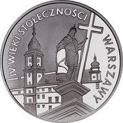Poland 20 Zlotych 400th Anniversary of the Warsaw as Capital City 1996 Proof Y# 309 IV WIEKI STOŁECZNOŚCI WARSZAWY coin reverse Poland 20 Zlotych 400th Anniversary of the Warsaw as Capital City 1996 Proof Y# 309 IV WIEKI STOŁECZNOŚCI WARSZAWY coin reverse