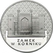Poland 20 Zlotych Castle in Kornik 1998 Proof Y# 348 ZAMEK W KÓRNIKU coin reverse Poland 20 Zlotych Castle in Kornik 1998 Proof Y# 348 ZAMEK W KÓRNIKU coin reverse