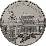 Poland 20 Zlotych Palace in Wilanow 2000 Proof Y# 391 PAŁAC W WILANOWIE coin reverse