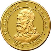 Poland 2000 Zlotych Duke Wladyslaw I Herman 1981 MW Proof Y# 131 WŁADYSŁAW I HERMAN 1079 - 1102 coin reverse Poland 2000 Zlotych Duke Wladyslaw I Herman 1981 MW Proof Y# 131 WŁADYSŁAW I HERMAN 1079 - 1102 coin reverse