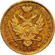Poland 25 Zlotych Alexander I 1825 IB C# 102a 25 ZŁOT POLSK 52 Z GRZ CZ KOL I B 18 17 coin reverse Poland 25 Zlotych Alexander I 1825 IB C# 102a 25 ZŁOT POLSK 52 Z GRZ CZ KOL I B 18 17 coin reverse