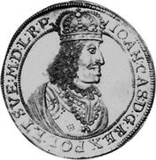 Poland 3 Ducat Johann Casimir 1655 KM# 37 IOAN CAS D G REX POL ET SVE M D L R P coin obverse Poland 3 Ducat Johann Casimir 1655 KM# 37 IOAN CAS D G REX POL ET SVE M D L R P coin obverse