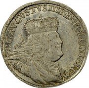 Poland 3 Grosze August III 1754 EC KM# 153 D G AVGVSTVS III REX POLONIARUM coin obverse Poland 3 Grosze August III 1754 EC KM# 153 D G AVGVSTVS III REX POLONIARUM coin obverse
