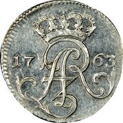Poland 3 Grosze Elbing City Coin 1763 FLS KM# 109 AR3 17 63 coin obverse Poland 3 Grosze Elbing City Coin 1763 FLS KM# 109 AR3 17 63 coin obverse