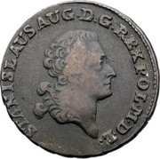 Poland 3 Grosze Stanislaus Augustus 1792 MV KM# 182 STANISLAUS AUG. D. G. REX. POL. M. D. L. coin obverse Poland 3 Grosze Stanislaus Augustus 1792 MV KM# 182 STANISLAUS AUG. D. G. REX. POL. M. D. L. coin obverse
