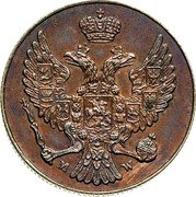 Poland 3 Grosze Nicholas I 1836 C# 110.1 M. W. coin obverse Poland 3 Grosze Nicholas I 1836 C# 110.1 M. W. coin obverse