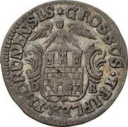 Poland 3 Grosze Thorn City 1763 DB KM# 63 GROSSUS TRIPLEX THORUNENSIS coin reverse Poland 3 Grosze Thorn City 1763 DB KM# 63 GROSSUS TRIPLEX THORUNENSIS coin reverse