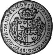 Poland 4 Ducat Gustaw II Adolf Swedish Occupation 1628 KM# 22 GVSTAVUS ADOLPHVS D G SVEC GOTH VAN REX M D F coin obverse