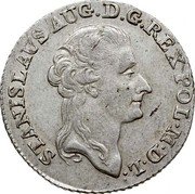 Poland 4 Groschen (1 Zloty) Stanislaus Augustus 1789 EB KM# 208.1 STANISLAUS AUG D G REX POL M D L coin obverse Poland 4 Groschen (1 Zloty) Stanislaus Augustus 1789 EB KM# 208.1 STANISLAUS AUG D G REX POL M D L coin obverse
