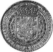 Poland 40 Ducat (Sigismund III) KM# B43 MAGNVS DVX LITVAN RVSS PRVSS MAS SAM LIVON ZC 16 21 coin reverse Poland 40 Ducat (Sigismund III) KM# B43 MAGNVS DVX LITVAN RVSS PRVSS MAS SAM LIVON ZC 16 21 coin reverse