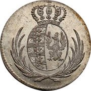 Poland 5 Groszy Frederick Augustus I 1811 IB C# 83 coin obverse Poland 5 Groszy Frederick Augustus I 1811 IB C# 83 coin obverse