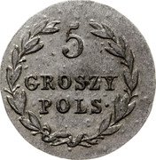 Poland 5 Groszy Alexander I 1818 IB C# 96.3 5 GROSZY POLS coin reverse Poland 5 Groszy Alexander I 1818 IB C# 96.3 5 GROSZY POLS coin reverse