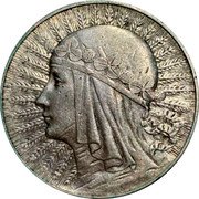 Poland 5 Zlotych Polonia 1934 (w) Y# 21 coin reverse Poland 5 Zlotych Polonia 1934 (w) Y# 21 coin reverse
