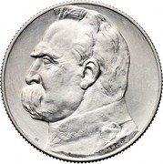 Poland 5 Zlotych Jozef Pilsudski 1938 (w) Y# 28 coin reverse Poland 5 Zlotych Jozef Pilsudski 1938 (w) Y# 28 coin reverse