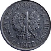 Poland 50 Groszy Circulation Coin 1972 MW Y# 48.1 POLSKA RZECZPOSPOLITA LUDOWA 1975 MW coin obverse Poland 50 Groszy Circulation Coin 1972 MW Y# 48.1 POLSKA RZECZPOSPOLITA LUDOWA 1975 MW coin obverse