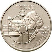 Poland 5000 Zlotych Torun 1989 MW Proof Y# 191 TORUń E coin reverse Poland 5000 Zlotych Torun 1989 MW Proof Y# 191 TORUń E coin reverse