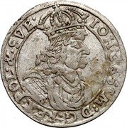 Poland 6 Groschen Johann Casimir 1660 TT KM# 91 IOAN CAS D G REX POL & S MDL coin obverse Poland 6 Groschen Johann Casimir 1660 TT KM# 91 IOAN CAS D G REX POL & S MDL coin obverse