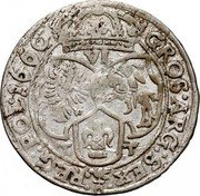 Poland 6 Groschen Johann Casimir 1660 TT KM# 91 VI GROS ARG SEX REG POL 1661 GB A coin reverse Poland 6 Groschen Johann Casimir 1660 TT KM# 91 VI GROS ARG SEX REG POL 1661 GB A coin reverse