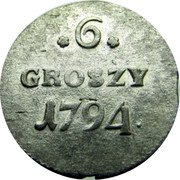 Poland 6 Groszy Stanislaus Augustus 1794 KM# 215 6 GROSZY 1794. coin reverse Poland 6 Groszy Stanislaus Augustus 1794 KM# 215 6 GROSZY 1794. coin reverse