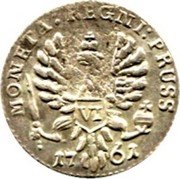 Poland 6 Groszy Elizabeth I 1761 C# 45 MONETA: REGNI: PRUSS: VI 17 59 coin reverse Poland 6 Groszy Elizabeth I 1761 C# 45 MONETA: REGNI: PRUSS: VI 17 59 coin reverse