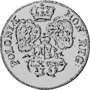 Poland 60 Groszy August III 1762 KM# 174 POLONIÆ MON: REG: LX GROS 1762 coin reverse Poland 60 Groszy August III 1762 KM# 174 POLONIÆ MON: REG: LX GROS 1762 coin reverse