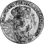 Poland 8 Groschen (2 Zlotych) August III 1753 EC KM# 156 D G AVGVSTVS III REX POLONIARUM coin obverse Poland 8 Groschen (2 Zlotych) August III 1753 EC KM# 156 D G AVGVSTVS III REX POLONIARUM coin obverse