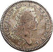 Poland 8 Groschen (2 Zlotych) Stanislaus Augustus 1766 FS KM# 186.1 STANISLAUS AUG D G REX POL M D L coin obverse Poland 8 Groschen (2 Zlotych) Stanislaus Augustus 1766 FS KM# 186.1 STANISLAUS AUG D G REX POL M D L coin obverse