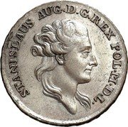 Poland 8 Groschen (2 Zlotych) Stanislaus Augustus 1783 EB KM# 198.2 STANISLAUS AUG D G REX POL M D L coin obverse Poland 8 Groschen (2 Zlotych) Stanislaus Augustus 1783 EB KM# 198.2 STANISLAUS AUG D G REX POL M D L coin obverse