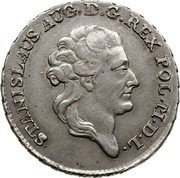Poland 8 Groschen (2 Zlotych) Stanislaus Augustus 1784 EB KM# 198.1 STANISLAUS AUG D G REX POL M D L coin obverse Poland 8 Groschen (2 Zlotych) Stanislaus Augustus 1784 EB KM# 198.1 STANISLAUS AUG D G REX POL M D L coin obverse