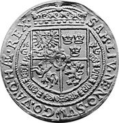 Poland Ducat Wladislaus IV Vasa 1641 GG BS KM# 61.2 SAM LIV NE NO SV GO VA O H AE REX coin reverse