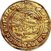 Poland Ducat 1652 AT KM# 102 Trade Coinage coin reverse Poland Ducat 1652 AT KM# 102 Trade Coinage coin reverse