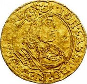 Poland Ducat Johann Casimir 1658 NH KM# 76 IOHN CAS D G ... coin obverse Poland Ducat Johann Casimir 1658 NH KM# 76 IOHN CAS D G ... coin obverse