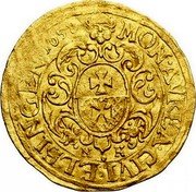 Poland Ducat Johann Casimir 1658 NH KM# 76 MON NOVA AVREA CIVITAT ELBINGENSIS 1663 coin reverse Poland Ducat Johann Casimir 1658 NH KM# 76 MON NOVA AVREA CIVITAT ELBINGENSIS 1663 coin reverse