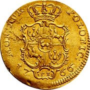 Poland Ducat Stanislaus Augustus 1766 FS KM# 188 MON : AUR : POLONIC : 17 66 FS coin reverse Poland Ducat Stanislaus Augustus 1766 FS KM# 188 MON : AUR : POLONIC : 17 66 FS coin reverse